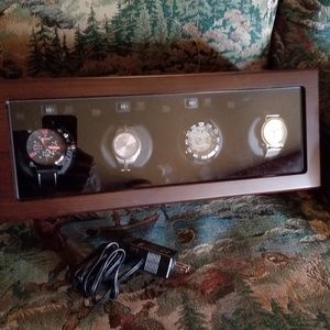BROOKSTONE QUAD AUTO WATCH WINDER